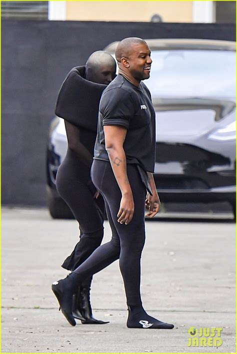 Kanye Wests Wife Bianca Censori Wears Full Nylon Dress For Church