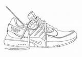 Presto Sneaker Hypebeast Dunk Tekening Jordans Kicksart sketch template