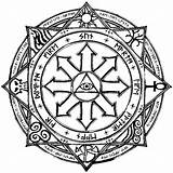 Sigil Cthulhu Magick Sigils Shroud Occult Rune Lovecraft Polynesian sketch template