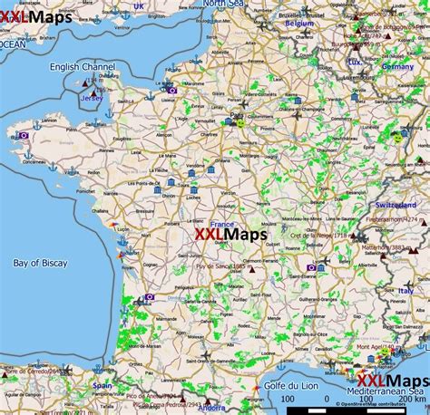 toeristische kaart van frankrijk gratis te downloaden voor smartphones tablets en websites