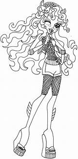 Lagoona Blue Coloring Pages Monster High Getcolorings Secret sketch template