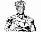 Cyclops Cyclope Ciclope Marvel Disegni Colorare Coloriages Printable Printmania sketch template