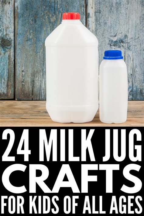 upcycled projects  love milk jug crafts  kids