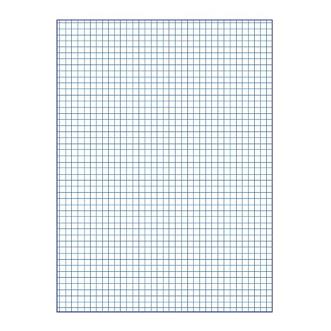 School Smart Graph Paper 1 4 Inch Rule 9 X 12 Inches Manila Pack Of
