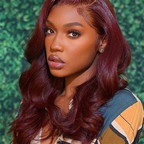 isee hair see your beauty burgundy 99j body wave lace front wig for
