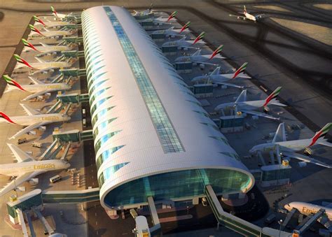 emirates   hub concourse    gates specially designed    emirates
