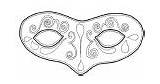 Venetian Masks Mask Coloring Pages sketch template