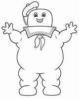 Marshmallow Man Stay Puft Ghostbusters Coloring Pages Draw Drawing Slimer Logo Ghost Puff Busters Halloween Colouring Kids Party Drawings Print sketch template