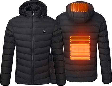 lxftk usb electric heated jacket  men  women charging heating cold protection jacket coat
