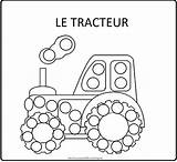 Tracteur Gommettes Nounouestelle90 sketch template