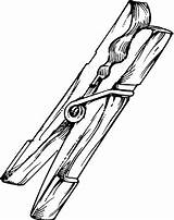 Peg Clothespin Pegs Clip Pluspng sketch template