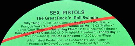 God Save The Sex Pistols The Great Rock N Roll Swindle