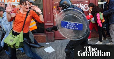 Barcelona Strike In Pictures World News The Guardian