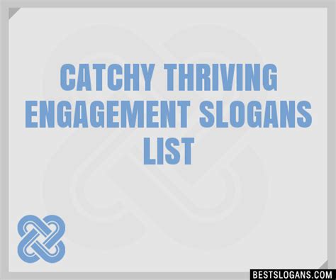 catchy thriving engagement slogans  generator phrases taglines