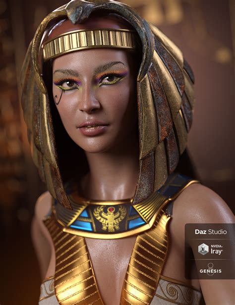 Egyptian Pharaoh Makeup Daz 3d