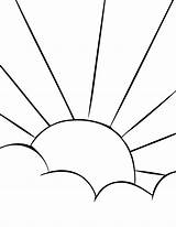 Sun Coloring Pages Print sketch template