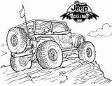 Jeep Coloring Pages Mountain Adults Kids Popular Most sketch template