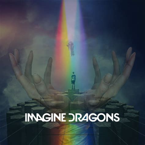 imagine dragons fans  cool discovery  overlaying album covers iheart