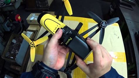 parrot bebop drone easy   change  battery youtube