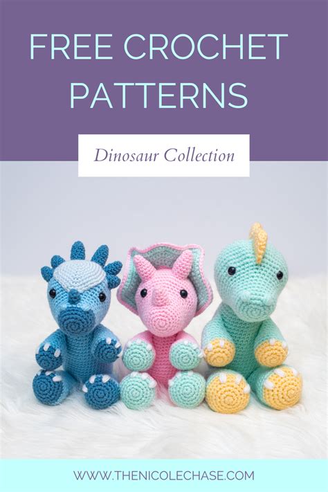 dinosaur crochet patterns artofit