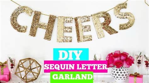 diy party banner garland easy youtube
