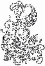 Quilling Easy sketch template