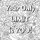 Coloring Pages Live Laugh Getcolorings Inspirational Quotes Color Getdrawings sketch template