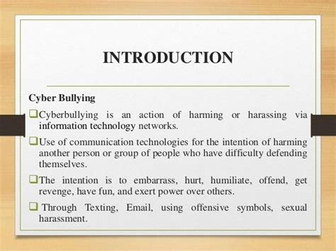 position paper sample  cyber bullying  cyberbullying
