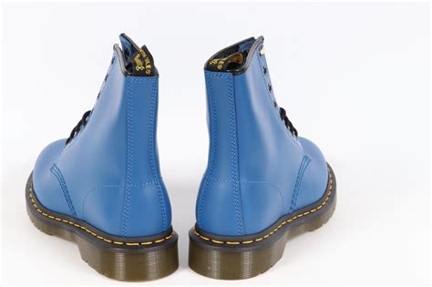 boots  martens  bleu