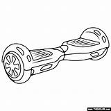 Hoverboard Thecolor sketch template