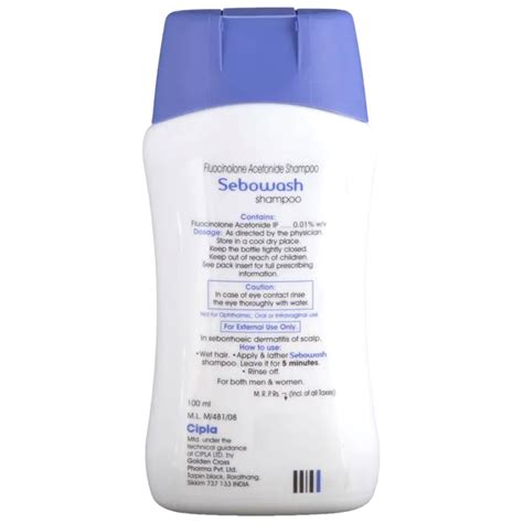 buy sebowash shampoo ml  check price substitutes