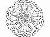 Mandala Mindfulness Fun Exercise Mindful Drawing Online sketch template