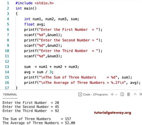 program  find  sum  average   numbers
