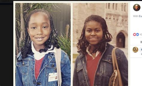 8 Year Old Dresses As Her Hero Michelle Obama For School’s