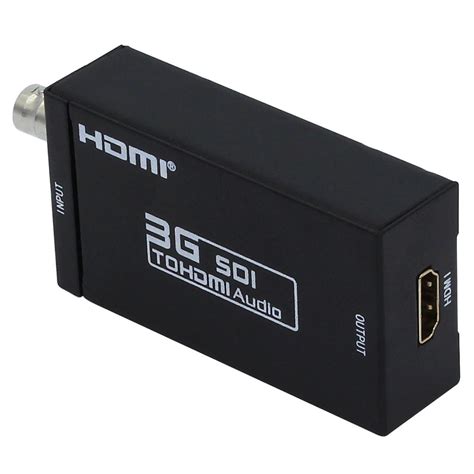 pcs mini hd p  sdi  hdmi audio converter box hdmi adapter support sdhd sdig sdi