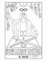 Tarot 1733 sketch template