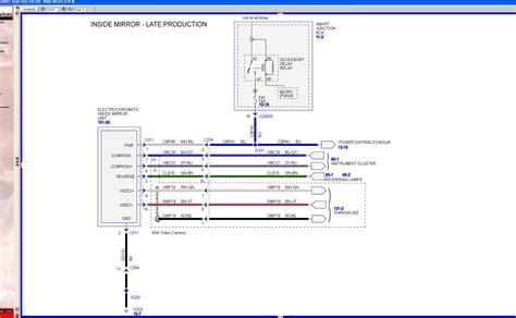 mirror wiring diagram