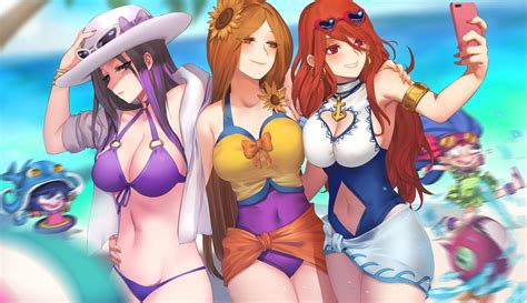 Bikini Black Hair Breasts Brown Hair Caitlyn Camera