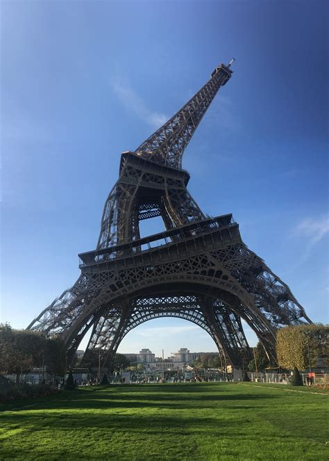 panoramic picture   eiffel tower today   surprisingly  rpics