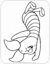 Piglet Coloring Pages Disneyclips Standing Hand sketch template