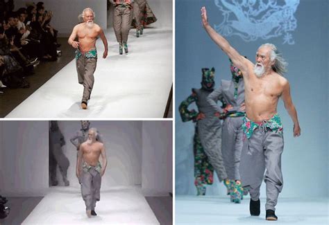Wang Deshun 80 Year Old Fashion Model Handsome Older Men Older Men