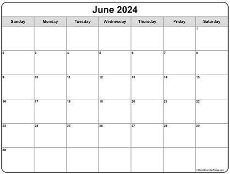 june  calendar  printable calendar