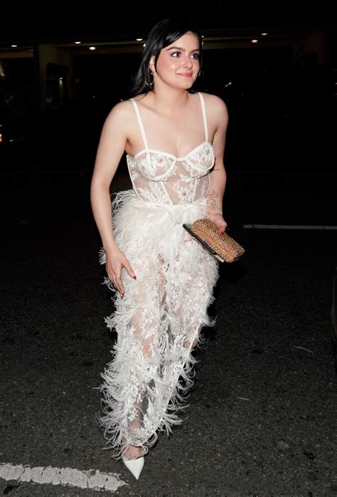 ariel winter hot big boobs in sheer lace dress hot celebs home