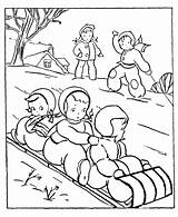 Winter Coloring Pages Kids Activities Print Printable sketch template