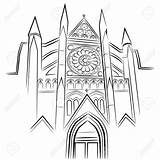 Clipart Abbaye Westminster Abbey Clipground sketch template