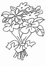 Malvorlage Blumenstrauss sketch template