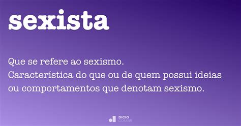 sexista dicionário online de português