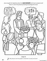 Nephites Sacrament Taught sketch template