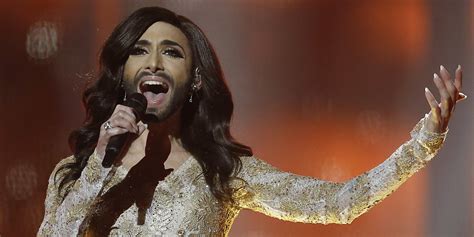 Eurovision Song Contests Bearded Lady Conchita From Austria Just