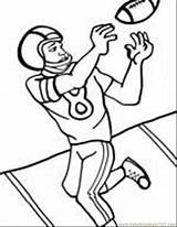 Football Coloring Pages Printable Player Color Kids Ball Boys Footballs Colouring Bowling Clipart Print Players Sports Printables Nfl Sheets Dolphin sketch template